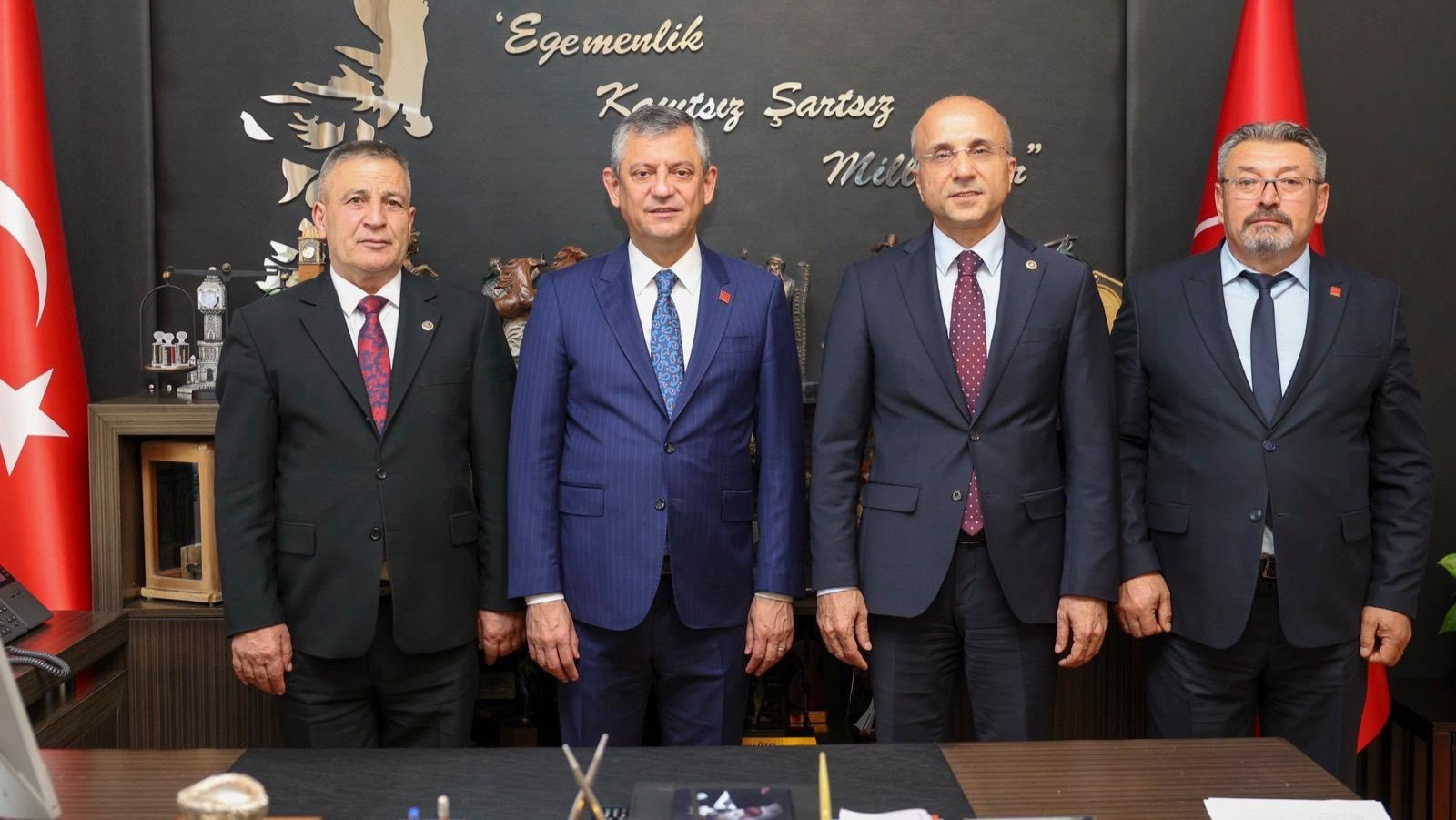 CHP Akkışla teşkilatından Özgür Özel’e ziyaret