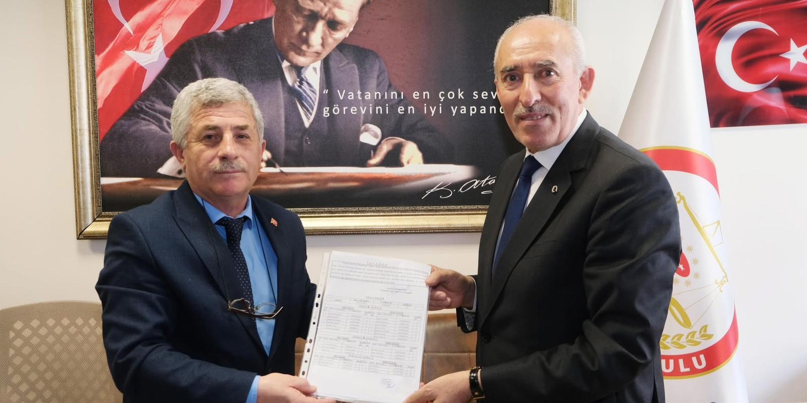 KESOB Başkanı Odakır, mazbatasını aldı