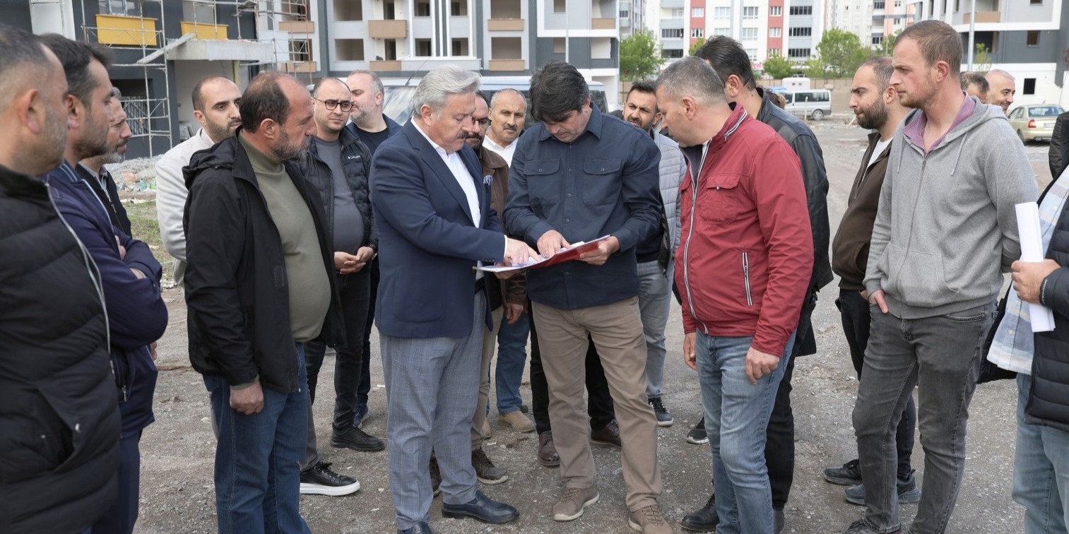 KAZIM KARABEKİR MAHALLESİ 2. ETAP KENTSEL DÖNÜŞÜM BLOKLARI TAMAMLANMA AŞAMASINDA