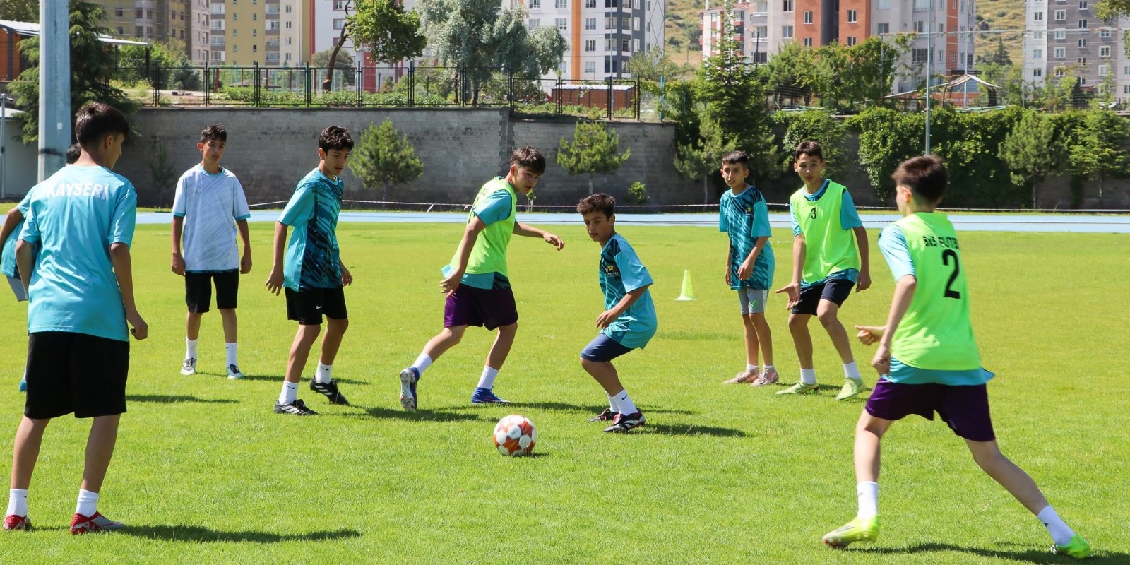 Kayseri’de uyuşturucuyla mücadele gününe özel spor etkinliği