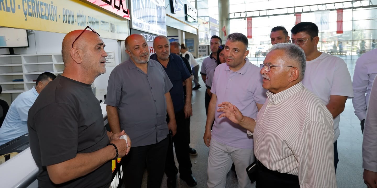 BAŞKAN BÜYÜKKILIÇ’TAN KAYSERİ ŞEHİR TERMİNALİ’NE ZİYARET
