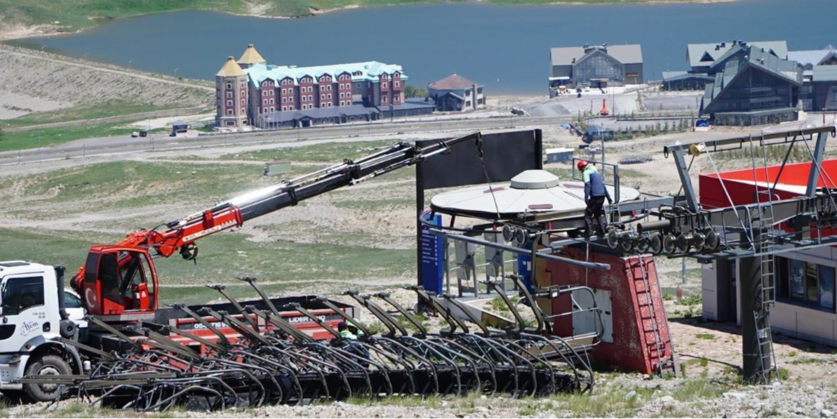 Erciyes Kayak Merkezi yeni sezona hazırlanıyor