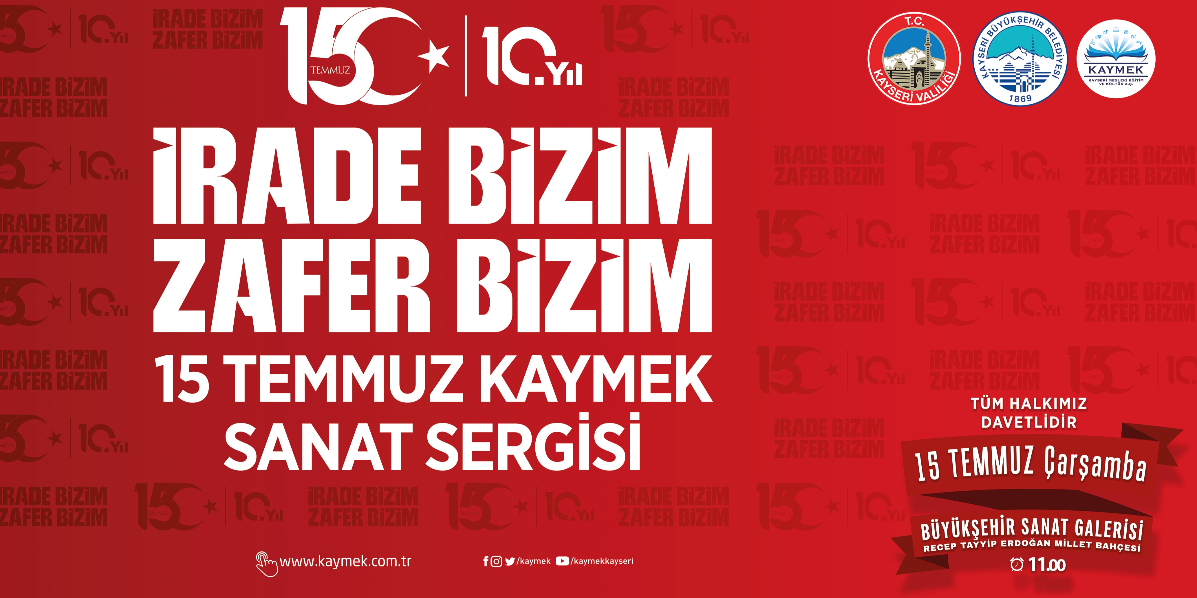 KAYMEK'TEN 15 TEMMUZ RUHUNU SANATLA YAŞATACAK ANLAMLI SERGİ