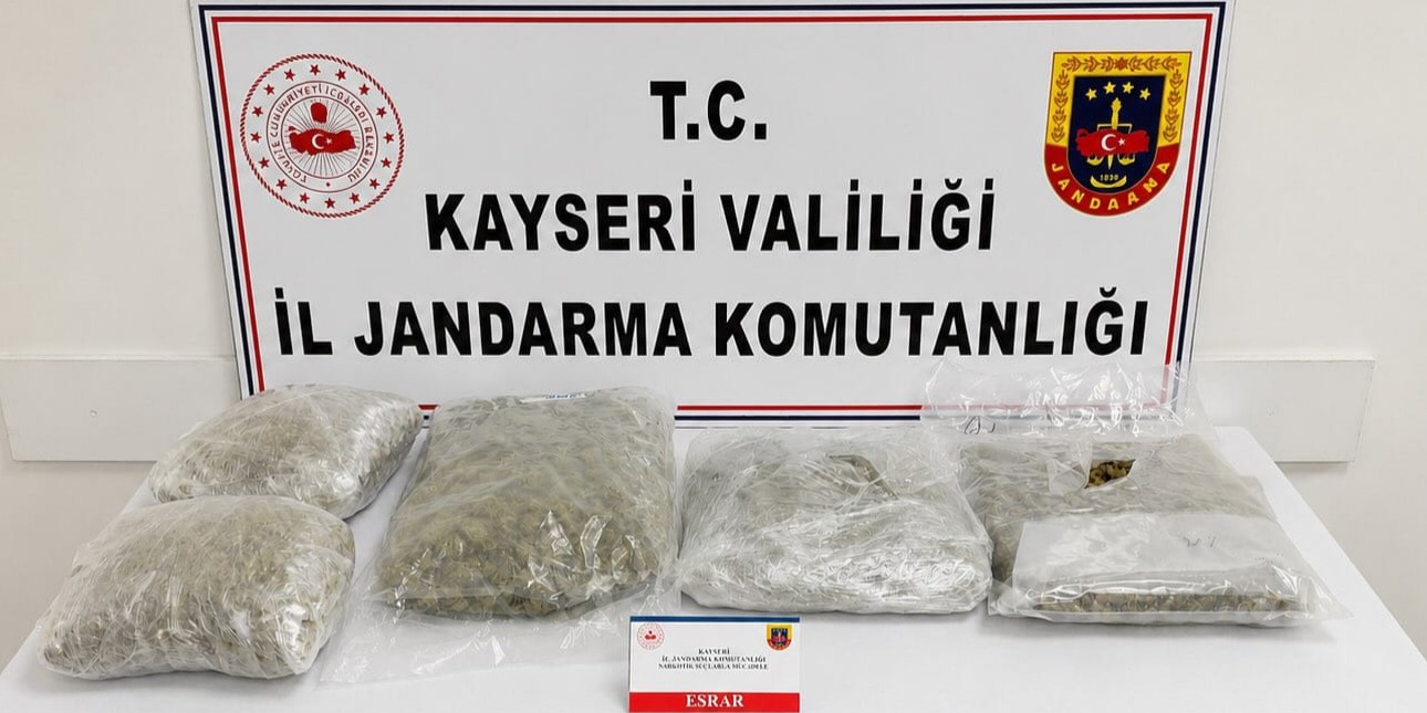 KAYSERİ’DE 1 KİŞİYE UYUŞTURUCU GÖZALTISI