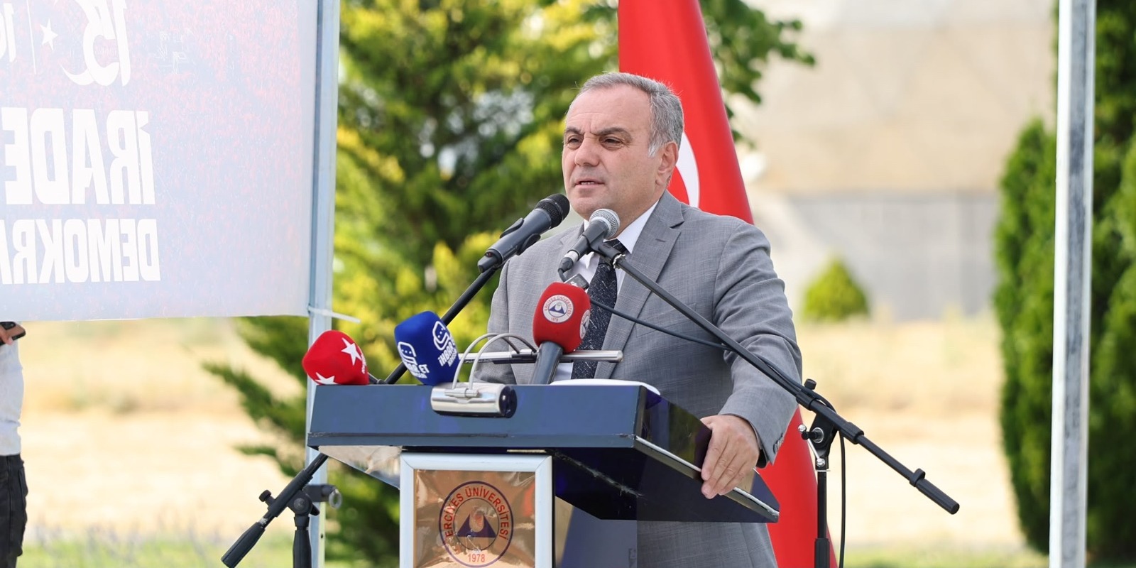 ERÜ’den 15 Temmuz Demokrasi ve Milli Birlik Günü töreni 