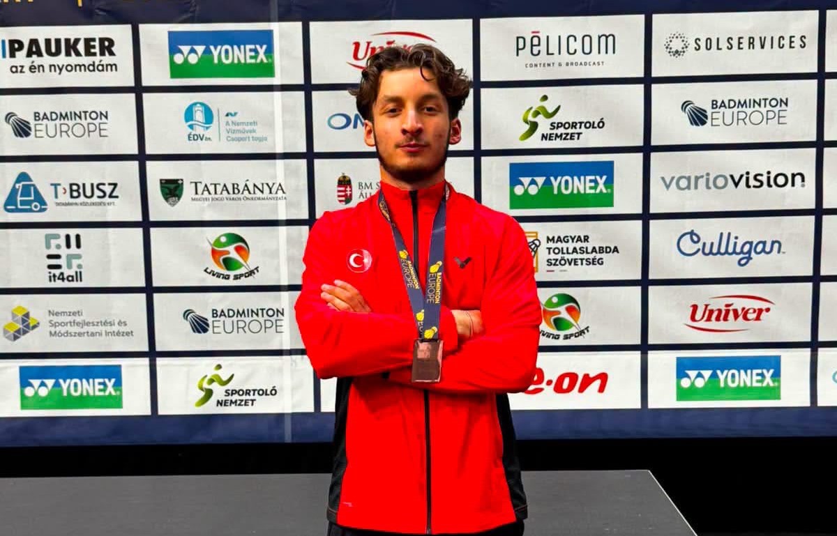 Kayseri Badminton’da Avrupa Üçüncülüğü Gururu