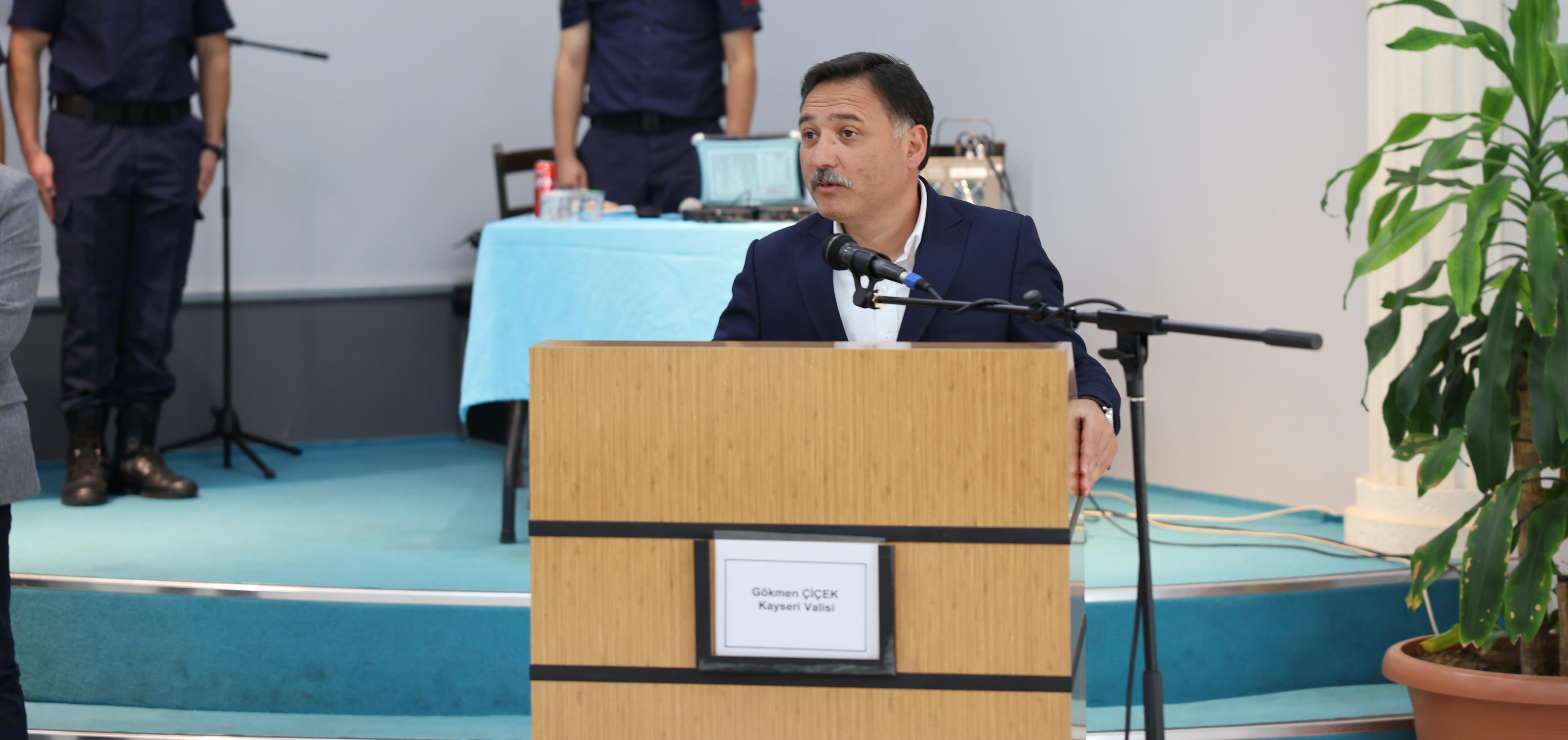 Vali Çiçek, Rütbe Terfi Töreni’ne Katıldı
