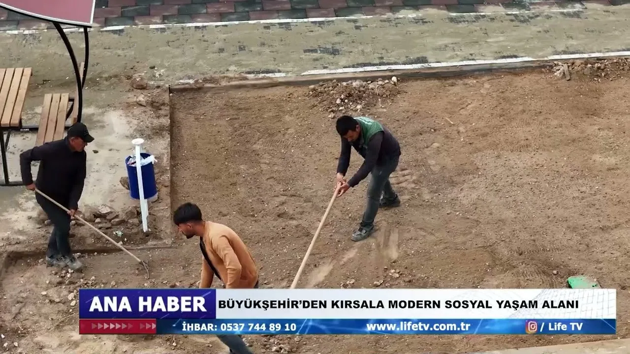 BÜYÜKŞEHİR’DEN KIRSALA MODERN SOSYAL YAŞAM ALANI